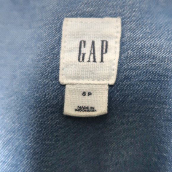 GAP Chambray Wrap Dress Size Small - Picture 11 of 12